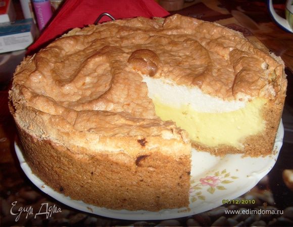 Пирог со сметанно-творожной начинкой