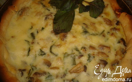 Рецепт Crostata ai funghi - Пирог с грибами