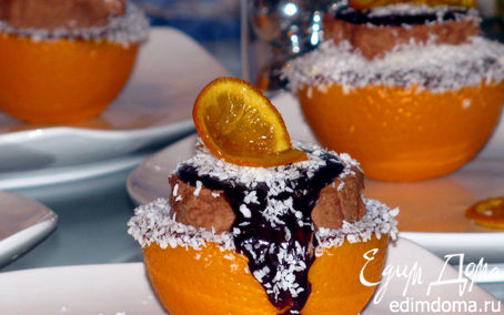Рецепт Шоколадно-апельсиновые "снежки"