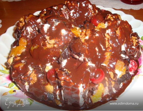 Торт «Графские развалины» со сметаной рецепт | Recipe | Food, Desserts, Pudding