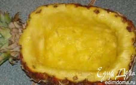 Рецепт Мясо в ананасе"Диковина"