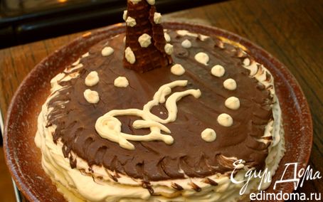 Рецепт Домашний вафельный торт в вафельнице