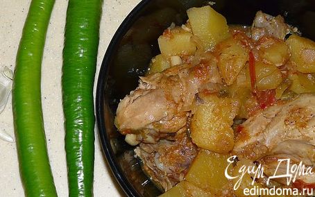 Рецепт Масала с куриным мясом и картофелем