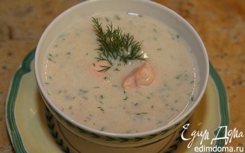 Рецепт Суп с семгой и картофелем