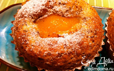 Рецепт Французские пирожные с персиками