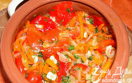 Рецепт Маринованный салат из сладкого перца