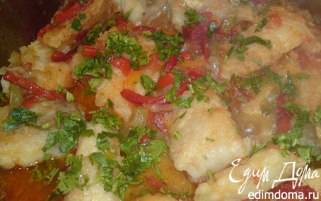 Рецепт Рыба пангасиус с овощами