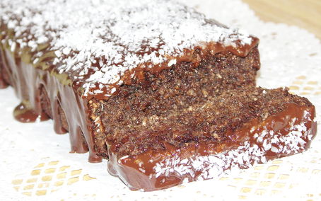 Рецепт Миндально-кокосовый пирог с шоколадом