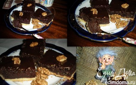Рецепт Брауни трёхслойное. Tescoma
