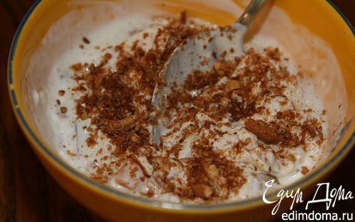 Рецепт Мюсли в йогурте с инжиром, курагой и миндалем