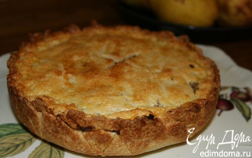 Рецепт Пирог с яблоками, маком и грецкими орехами