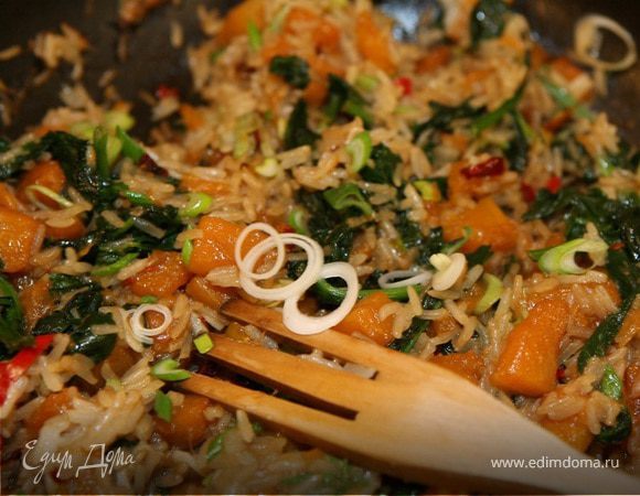 Пряные овощи с ароматным рисом