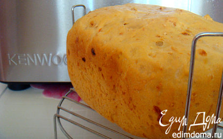 Рецепт Хлебушек с сыром и кунжутом (рецепт для хлебопечки) в хлебопечке