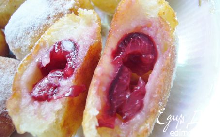 Рецепт Черешня в "творожке"