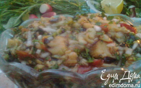 Рецепт Баклажановый салат на мангале