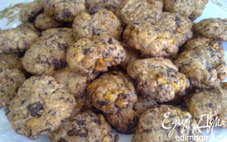 Рецепт Ореховое печенье с шоколадом