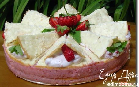 Рецепт Клубнично-кокосовый торт