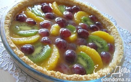 Рецепт Пирог со свежими фруктами