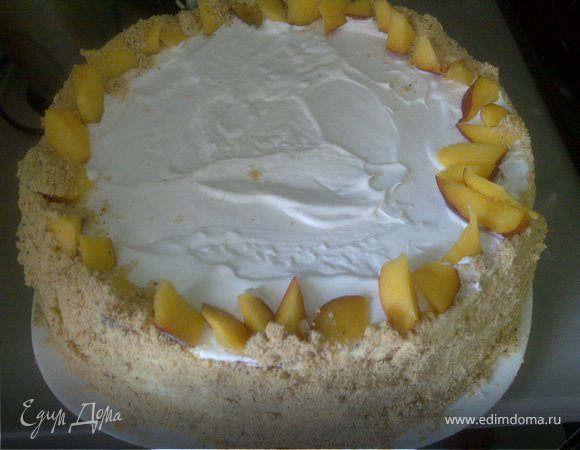 Творожно-фруктовый торт без выпечки - рецепт автора 🍴Елена Пирогова 🍴