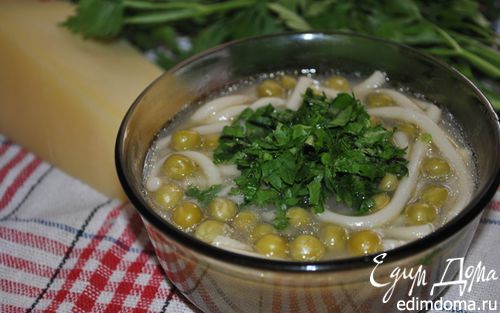 Рецепт minestra di piselli di Almatura - Гороховый суп из Алматуры