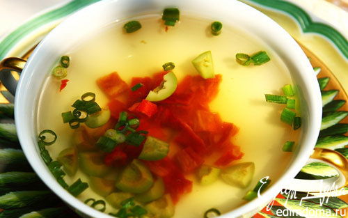 Рецепт Рыбный суп с вялеными томатами