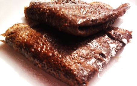 Рецепт Шоколадные блинчики с восхитительной начинкой