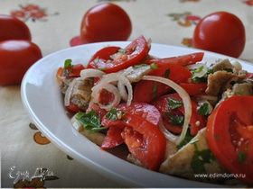 Салат с томатами и баклажанами