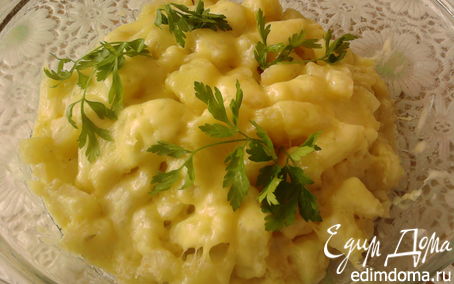 Рецепт Жаренный картофель с расплавленным сыром