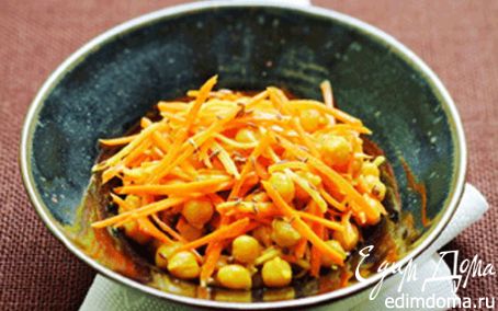 Рецепт Нут с морковью, репой и индийскими специями