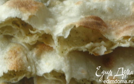 Рецепт Хлеб-лепешка с ореховой травой