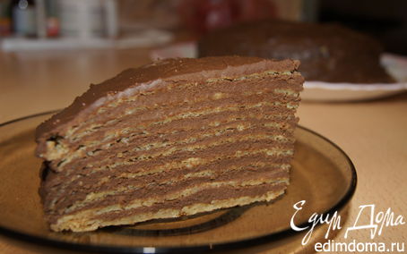 Рецепт Шоколадный блинный торт