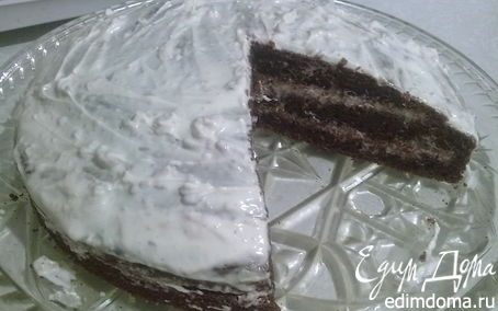 Рецепт Черемуховый торт с грецкими орехами