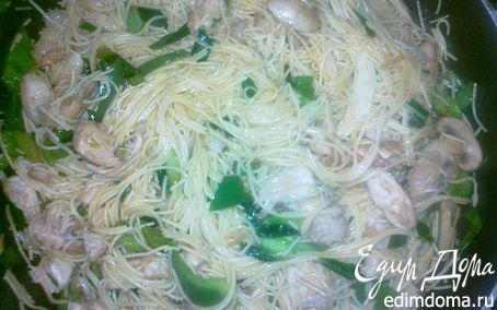 Рецепт Куриная лапша - Chicken Chow Mein