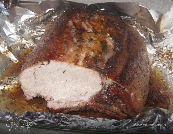 Корейка свиная в духовке пошаговый рецепт с фото