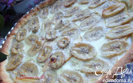 Рецепт Яблочно-банановый пирог