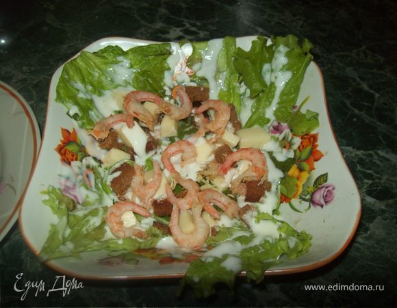 Диетический салат «Цезарь» с курицей (ПП) — рецепт с фото пошагово