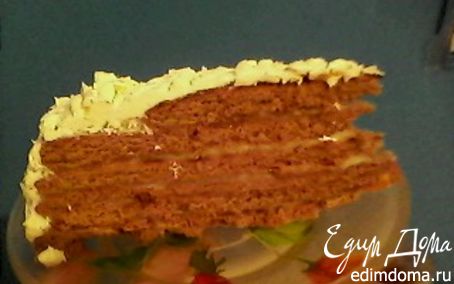 Рецепт Шоколадно-медовый торт на сковороде