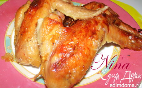 Рецепт Куриные крылышки в сырном маринаде
