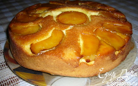 Рецепт Ароматный апельсиново-лимонный кекс с яблоками