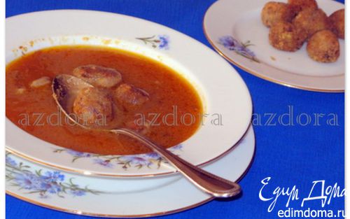 Рецепт Суп из бычьего хвоста с хлебными клёцками