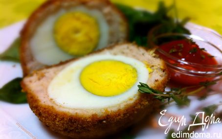 Рецепт Запеченные в духовке шотландские яйца