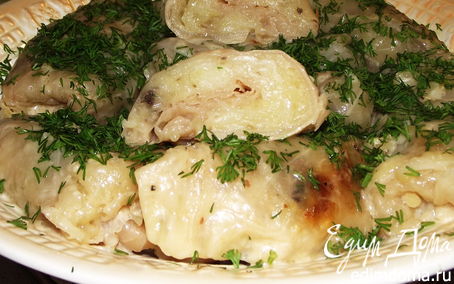 Рецепт Голубцы с картофелем и грибами