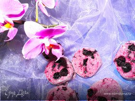 Фиолетовое печенье от Yolka