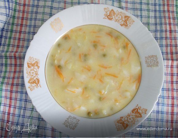 Картофельный суп с рыбными фрикадельками как в детском саду