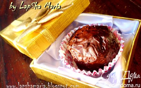Рецепт Вишневые бисквитные конфеты в шоколаде