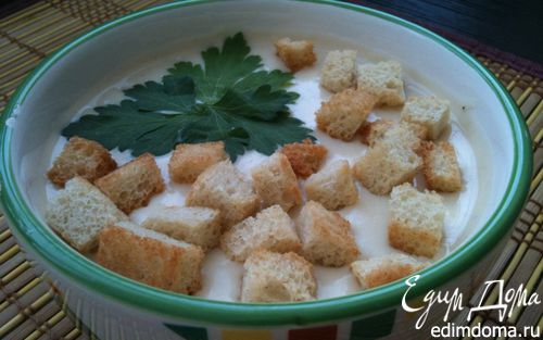 Рецепт Фасолевый суп со сливочным сыром