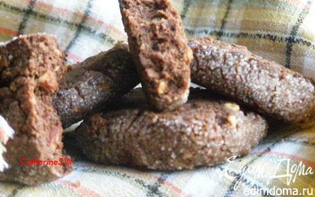 Рецепт Шоколадное печенье с миндалем