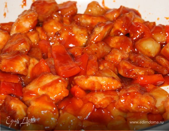 Овощи с куриным филе по-китайски, пошаговый рецепт на ккал, фото, ингредиенты - Дарья