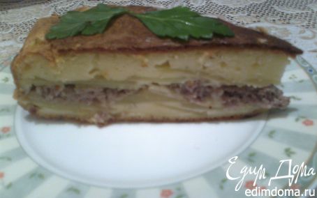 Рецепт Пирог с фаршем и картофелем