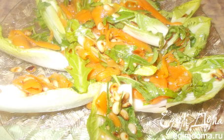 Рецепт Морковный салат с цикорием